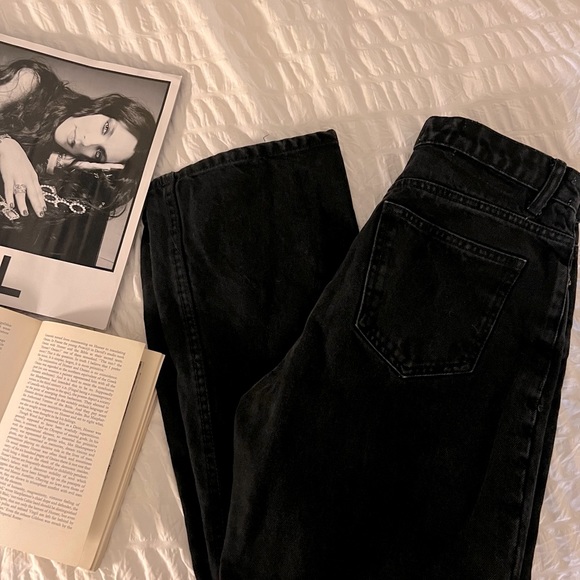 Zara Straight Leg Jeans Black - Picture 13 of 13